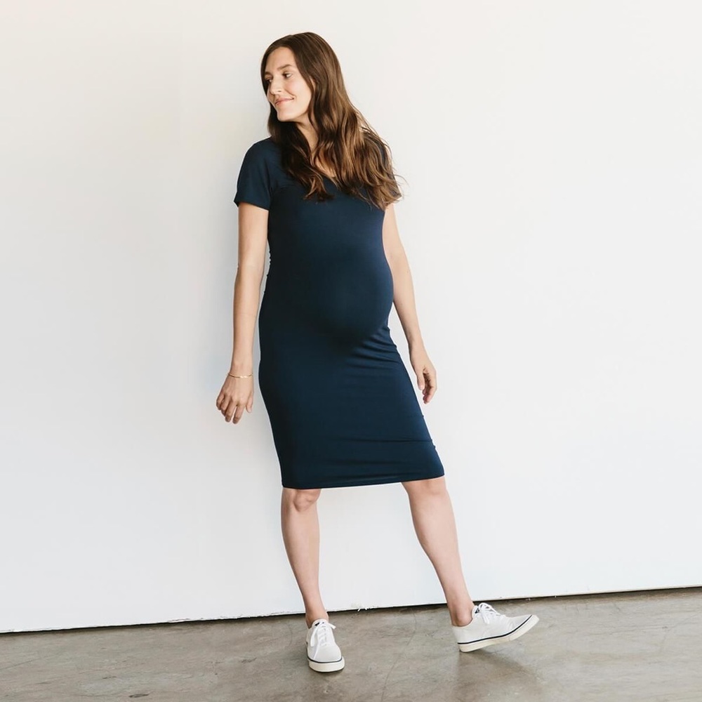Storq Bkack T-Shirt Dress sz 1